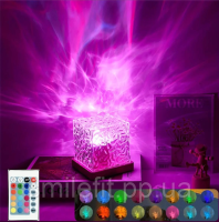 Нічник Куб з 16 змінними кольорами RGB з пультом дистанційного керування USB (NK-22)
