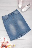 Жіноча джинсова спідниця