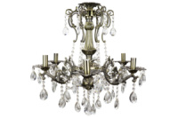 Люстра свеча 25044 Бронза 60-105х61х61 см.