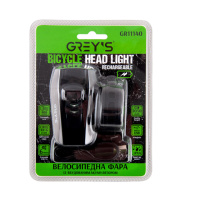 Ліхтарик на велосипед Grey's LED 1xCree XP-G 400lm 1050mAh microUSB