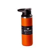 Термос с поилкой и ручкой 550 мл из нержавеющей стали Оранжевый HPGM5010O