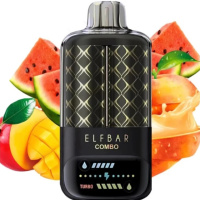 ELF BAR COMBO 25000. Переключение вкусов. Персик Манго / Арбуз (Peach Mango / Watermelon)