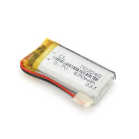 Литий-полимерный аккумулятор 7*20*40mm (Li-ion 3.7В 650мА·ч)