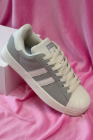 Кросівки жіночі демісезонні, колір сіро-бежевий, 248RHB640