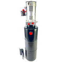 Міні-маслостанція під будь-який гідроциліндр 24 В, 3.0 кВт, 3.7 см3, бак 18 л