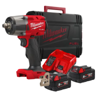 Гайковерт високомоментний MILWAUKEE 1/2« (881 Нм) з кільцем M18 FMTIW2F12-502X (з АКБ 18V 2шт-5 Ah+ЗП)