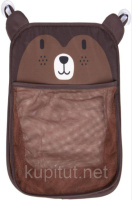 Дитяча сумка-органайзер у ванну кімнату на присоску FreeO Bear