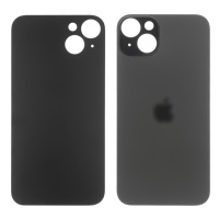 Заднее стекло корпуса для Apple iPhone 15 Plus Black (чёрное)
