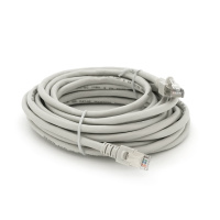 Патч-корд литой RITAR, UTP, RJ45, Cat.5e, 5m, серый, Cu (медь) Q200
