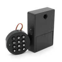 Электронный замок PiPo PF029+PBF20 для шкафчиков и выдвижных ящиков c кодовым паролем, 3*АAA, Φ50.5 x 21 mm