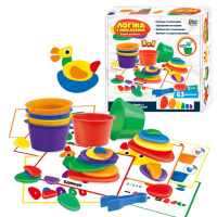 Детская обучающая игра «Логика и мышление» 69481, 63 элемента, карточки с заданием