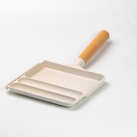 Сковорода для сніданку з антипригарним покриттям 21*18,5*2 см, бежевий