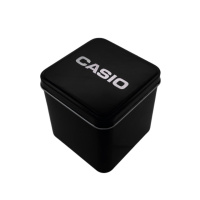 Коробочка металева квадратна Casio (1000-0345) — фірмовий футляр Boxes для зберігання годинників