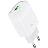 Мережевий зарядний пристрій Hoco C72Q Glorious QC3.0 White (Код товару:21489)