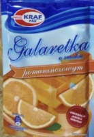 Желе Galaretka зі смаком апельсина Kraw Pak,70g.
