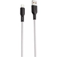 Кабель Proove Rebirth USB to Lightning 2.4A 1m Black-White (CCRE60001102) (Код товару:40737)
