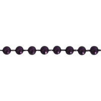 Декор новогодний YES Бусы 972031 8 мм 3 м бургунди