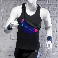 Сумка-бананка чоловіча/жіноча Sport 32×16 см з розширювачем поясна сумка або сумка через плече (02880)