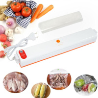 Бытовой вакууматор и пакеты для вакуумации FreshpackPro G-88 100W Бело-оранжевый вакуумный запайщик