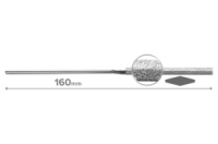 Алмазний надфіль ромбічний 160 мм VITA (KM-3002)