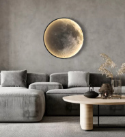 Светильник потолочный LED WST02/500-k Коричневый 4х50х50 см.