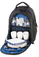 Рюкзак-пикник Green Camp GC0979  черный с синим (GС-0979)