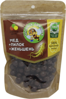 Цілюща Бджілка (мед+пилок+женьшень) 150гр
