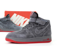 Зимові чоловічі кросівки Nike Air Force (41-45) ХУТРО