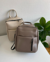 ДИМЧАТИЙ — сумка-рюкзак - великий, якісний, із зручною кишенею спереду (Луцьк, 802)