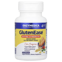 Ферменти для перетравлення глютену, GlutenEase, Extra Strength, Enzymedica, 30 капсул