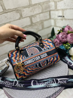 Калейдоскоп — стильна тканинна сумка-бочонок — хіт сезону (1501-6) — 1 шт.