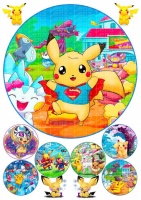 Вафельные картинки на тему: Покемоны