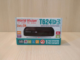 World Vision T624D3 цифровой эфирный ресивер DVB-T/Т2/C