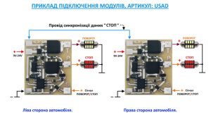 Модуль-декодер сигнала стоп/поворота для американских автомобилей