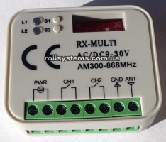 RX-MULTI приемник 300-868 МГц.