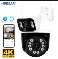 Вулична Wi-Fi камера з двома екранами 4K 8MP PTZ