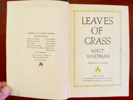 Walt Whitman / LEAVES OF GRASS / 1936