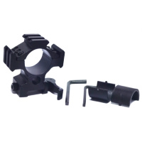 Кронштейн швидкознімний, універсальний від 25,4 мм. – 30 мм. для встановлення оптичного прицілу (1 шт).