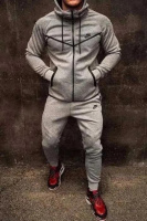 Весенне-осенний спортивный костюм Nike Классический Светло-серый