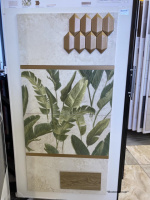 Польська плитка для ванни - Tubadzin Floral Stone - новинка в асортименті шоу рума «Плитка Польщі»