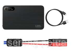 Повербанк Baseus C00245700111-00 Jump Starter Super Energy Pro+ 12V 12000mAh 1200A 6.0L 2.5L черный