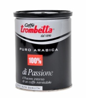 Caffe Trombetta Arabica 100% 250 молотый ж/б