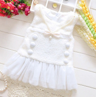 Сукня дитяча біла 6909, розмір 86