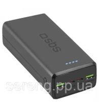 Повербанк SBS TTBB30000PD20K 30000mAh PD 20W Черный