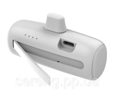 Повербанк Rebeltec P5 PLUG-IN 5000mAh 10W Белый