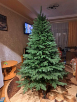 Ялинка лита Лапландска зелена 210 см штучна, від виробника Siga Group, сертифікована, 2.1 м
