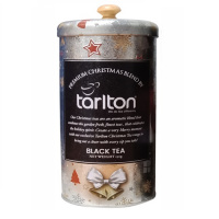 Чай черный Тарлтон Серебряный Бархат с фруктом Гуава 150 г жб Новогодний