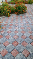 Тротуарна плитка «Конюшина Орієнт»,товщина 4,5см;Декоративний бетон.
