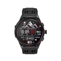 Смарт часы Rollme M70 Carbon GPS, IP68, компас, барометр, экран 1,75'' HD AMOLED!