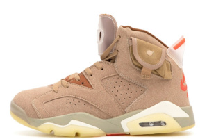 Чоловічі кросівки Nike Air Jordan 6 Retro Travis Scott (41-45)